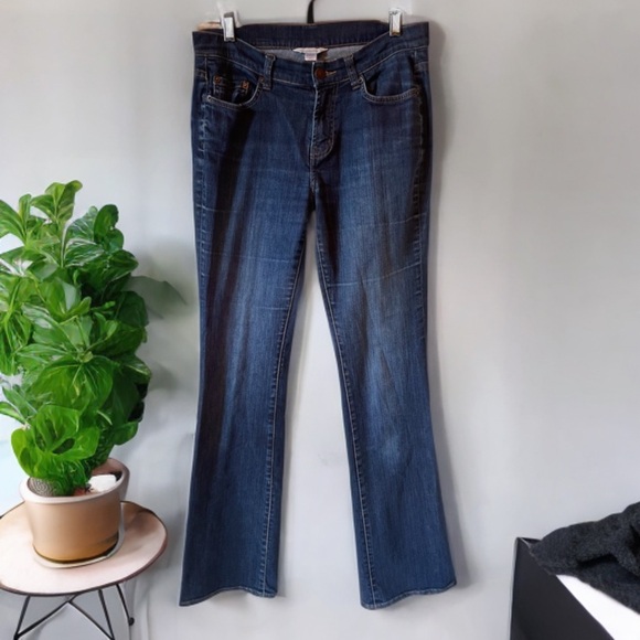 Garnet Hill Boot Cut Jeans 6L - Picture 1 of 4